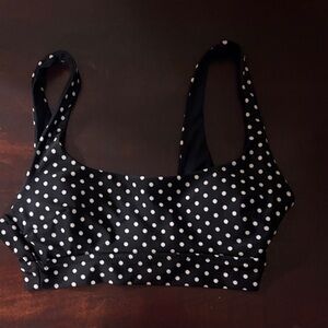 Aerie Black and white polka dot bikini